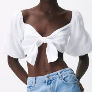 Zara tie top